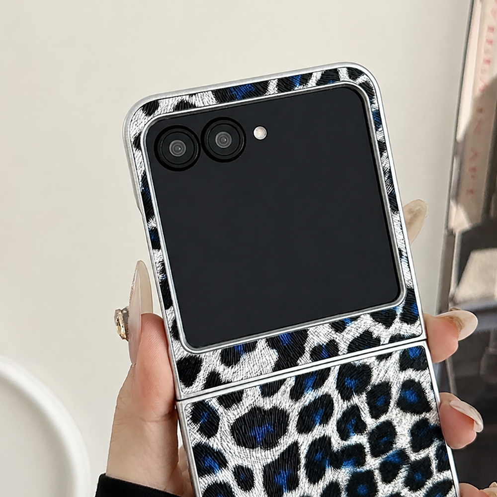 Leopard Print Folding Flip Pho - Matte Anti Glare Screen 评论和价格