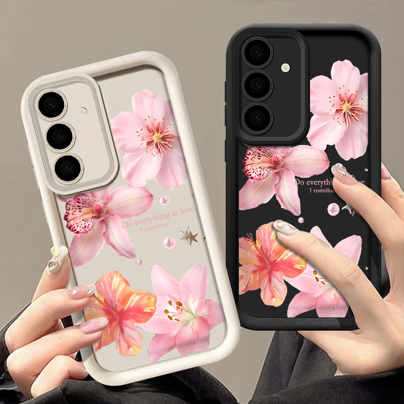 Pink Flowers Phone Case For Sa - Samsung Galaxy A55 评论和价格