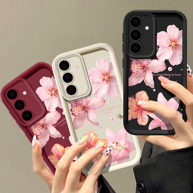 Pink Flowers Phone Case For Sa - Samsung Galaxy A55 评论和价格