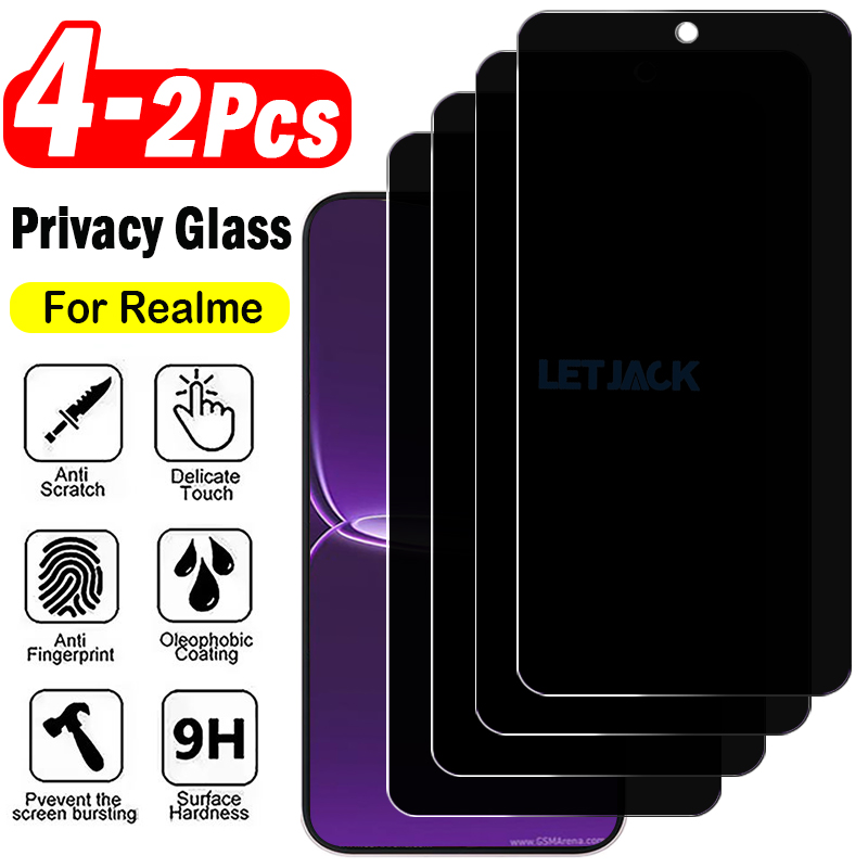 2-4Piece Anti-spy Protective F - Realme Note 50 评论和价格