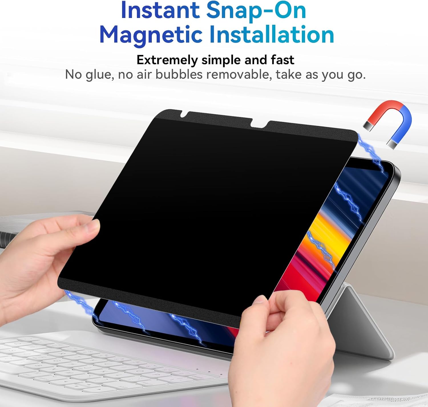 Magnetic Privacy Screen Protec - Matte Anti Glare Screen 评论和价格