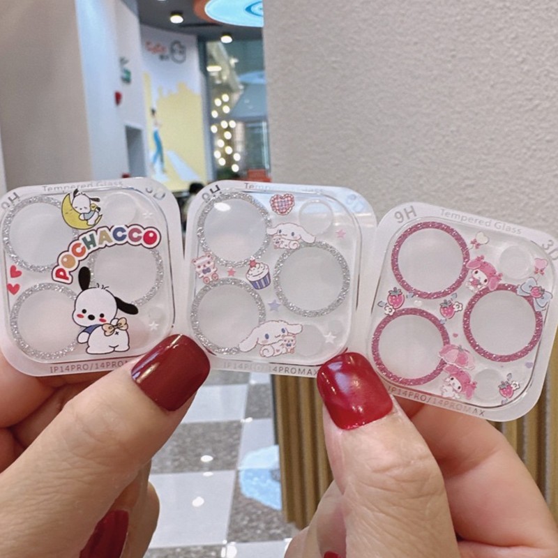 Sanrio Hello Kitty Kuromi Glit - Tempered Glass Screen 9H 评论和价格