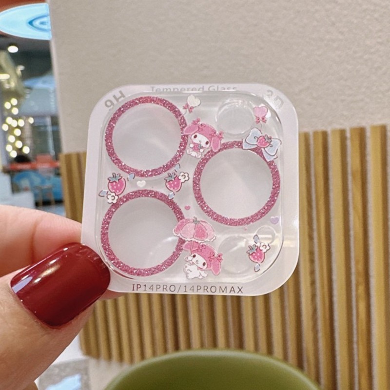 Sanrio Hello Kitty Kuromi Glit - Tempered Glass Screen 9H 评论和价格