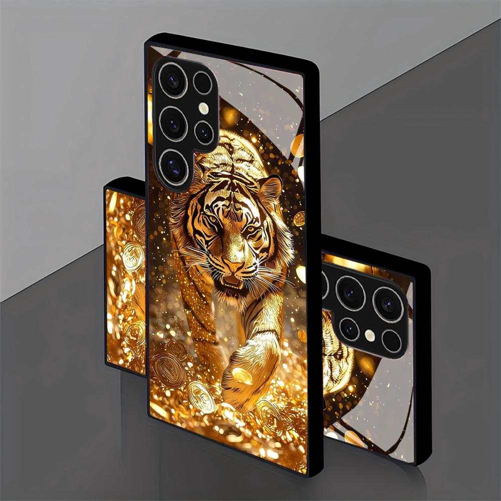 Tiger pattern glass Phone Case - Samsung Galaxy S25 评论和价格